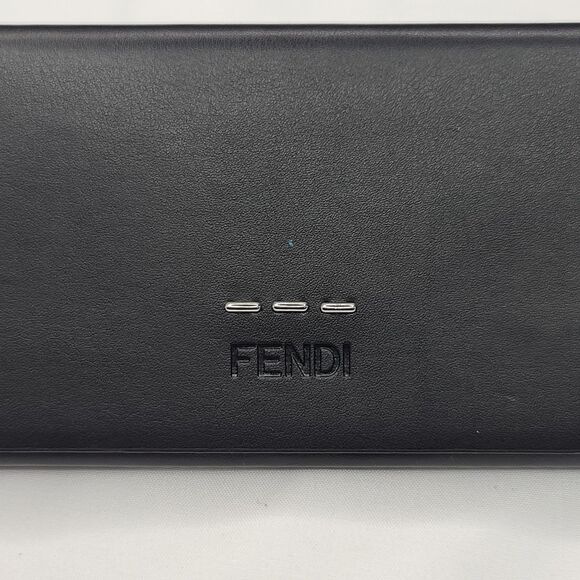 FENDI AUTHENTIC EYEGLASSES BLACK SMALL MAGNETIC CASE - Picture 2 of 7